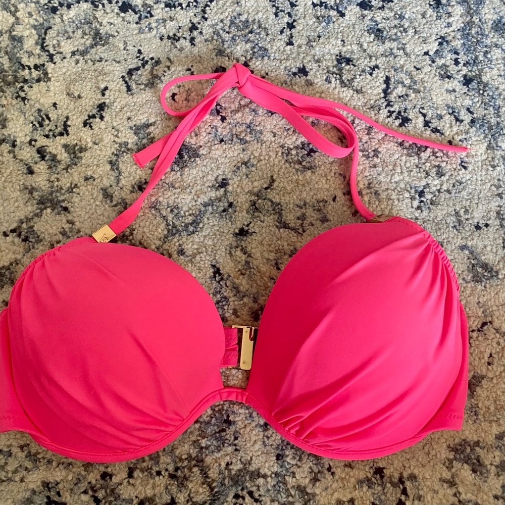 Victoria's Secret Neon Pink Bikini Top